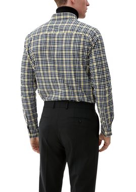 s.Oliver Langarmhemd Slim: Hemd mit Button-down-Kragen