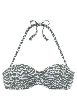 LASCANA Bügel-Bandeau-Bikini-Top Sansa, mit abnehmbaren Trägern