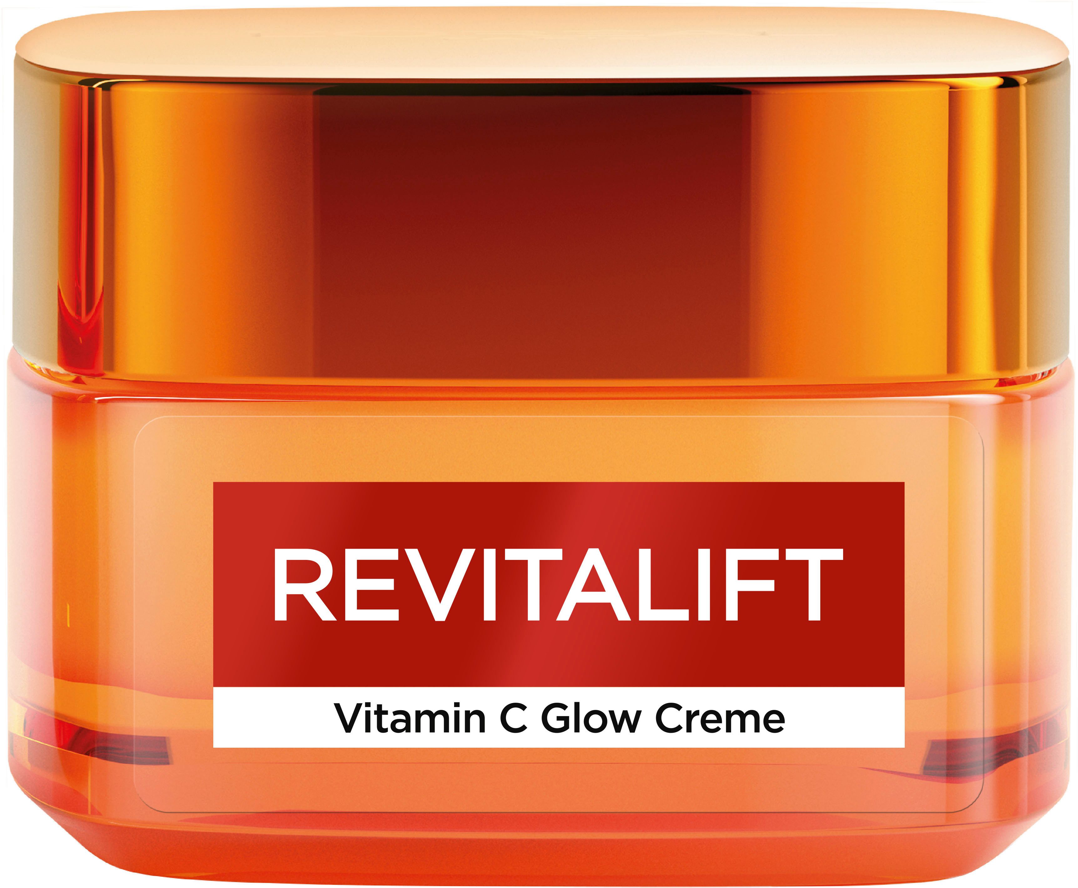 L'ORÉAL PARIS Gesichtsgel REVITALIFT CLINICAL VITAMIN C GLOW CREME, verfeinert Poren, korrigiert feine Linien