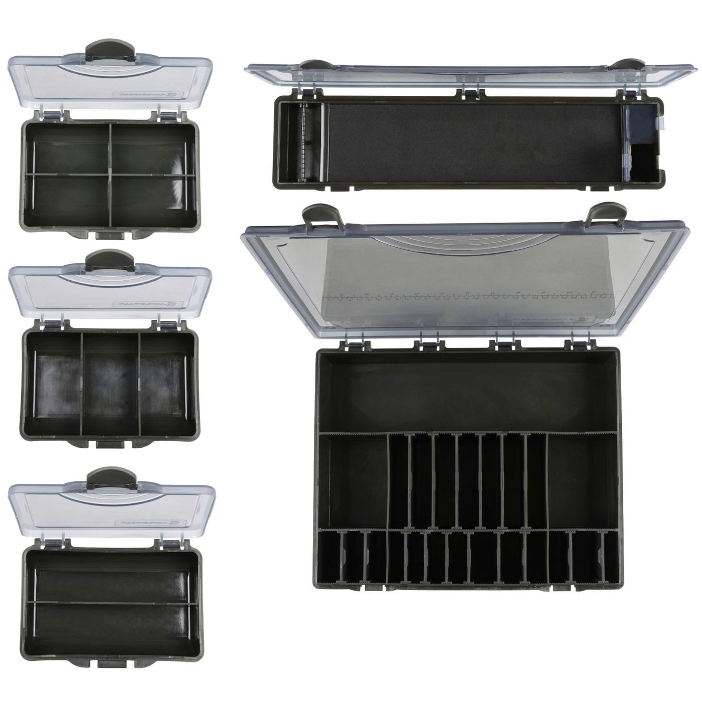 Strategy Angelkoffer Strategy Tackle Box System 37x30x6cm - 1 Tacklebox + 5 Zubehörboxen