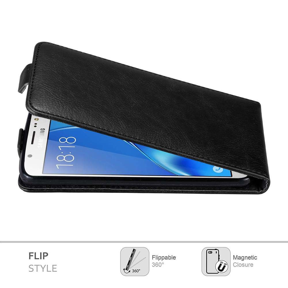 Cadorabo Handyhülle für Samsung Galaxy J5 2016 Hülle Samsung Galaxy J5 2016, Handy Schutzhülle, Klappbare Hülle, Kunstleder mit Magnetverschluss