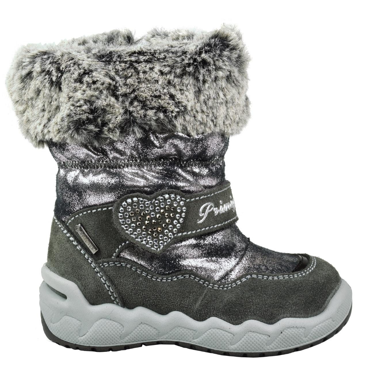 Primigi Primigi Leder Stiefel Gore-Tex Fell Strass Stiefel