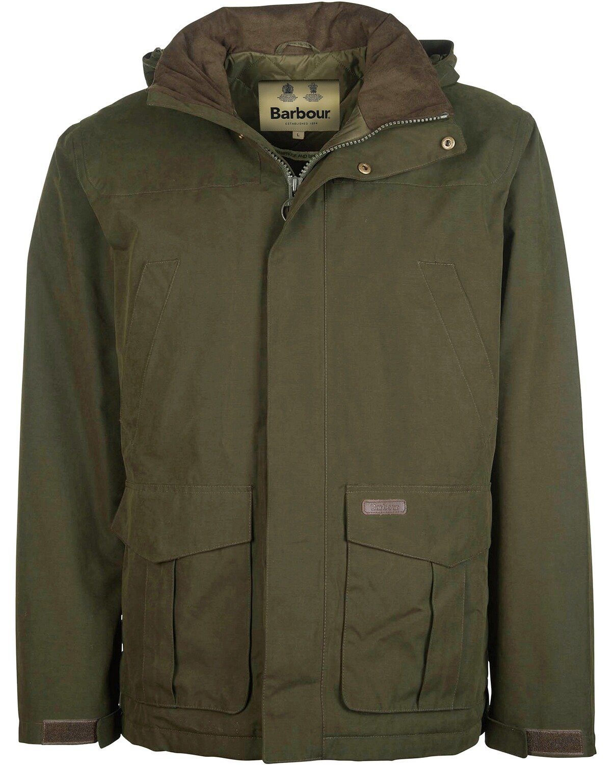 Barbour Funktionsjacke Oliv Funktionsjacke Brockstone