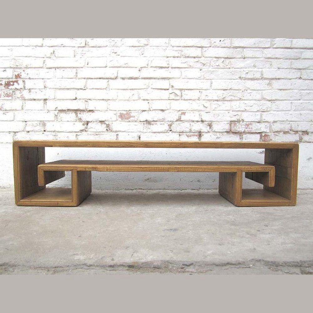 Luxury-Park-Direct Kommode China 1940 flache Anrichte Lowboard für TV Flatscreen Ulme Landhauss