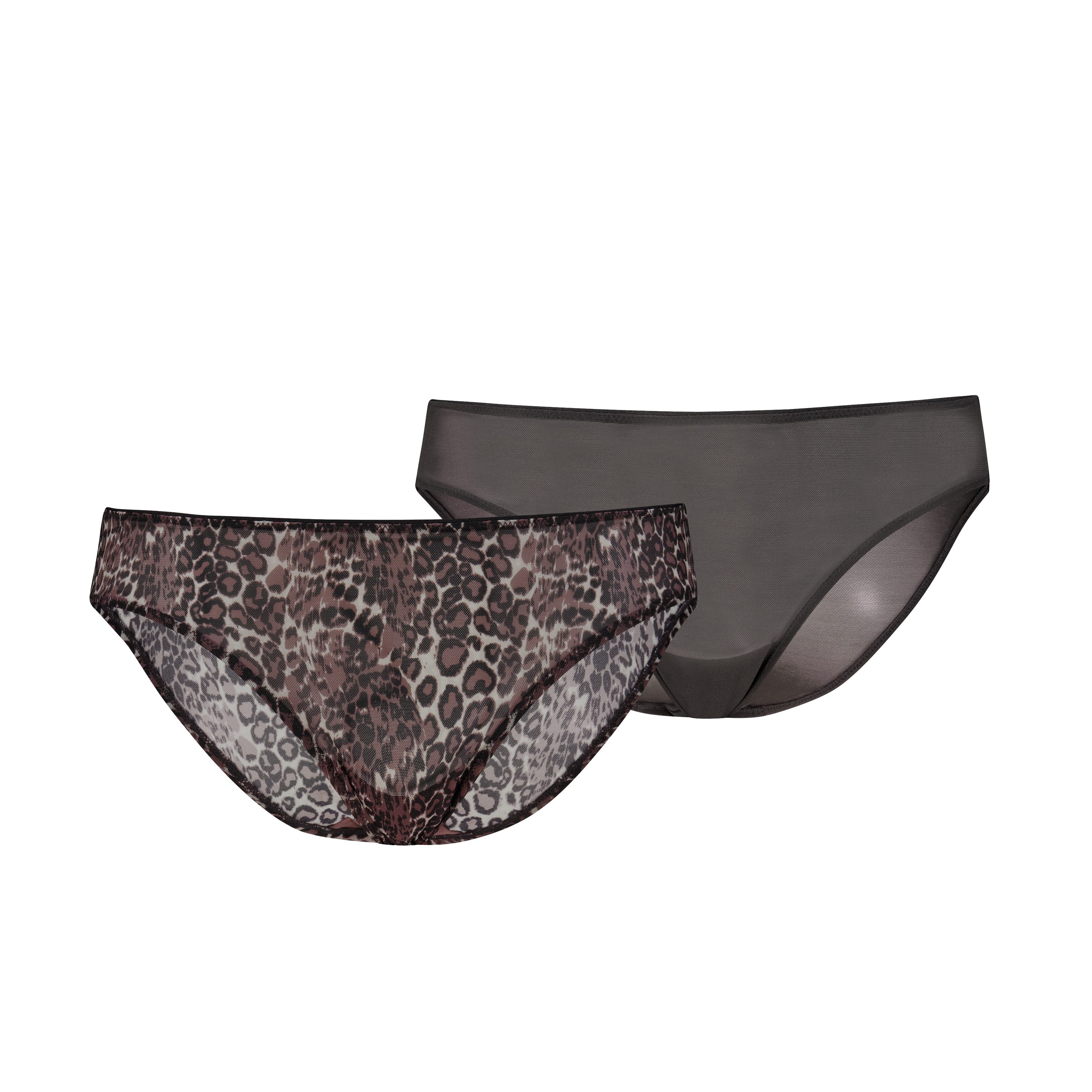 PUMA Slip PUMA WOMEN ANIMAL MESH BRIEFS (2er Pack)