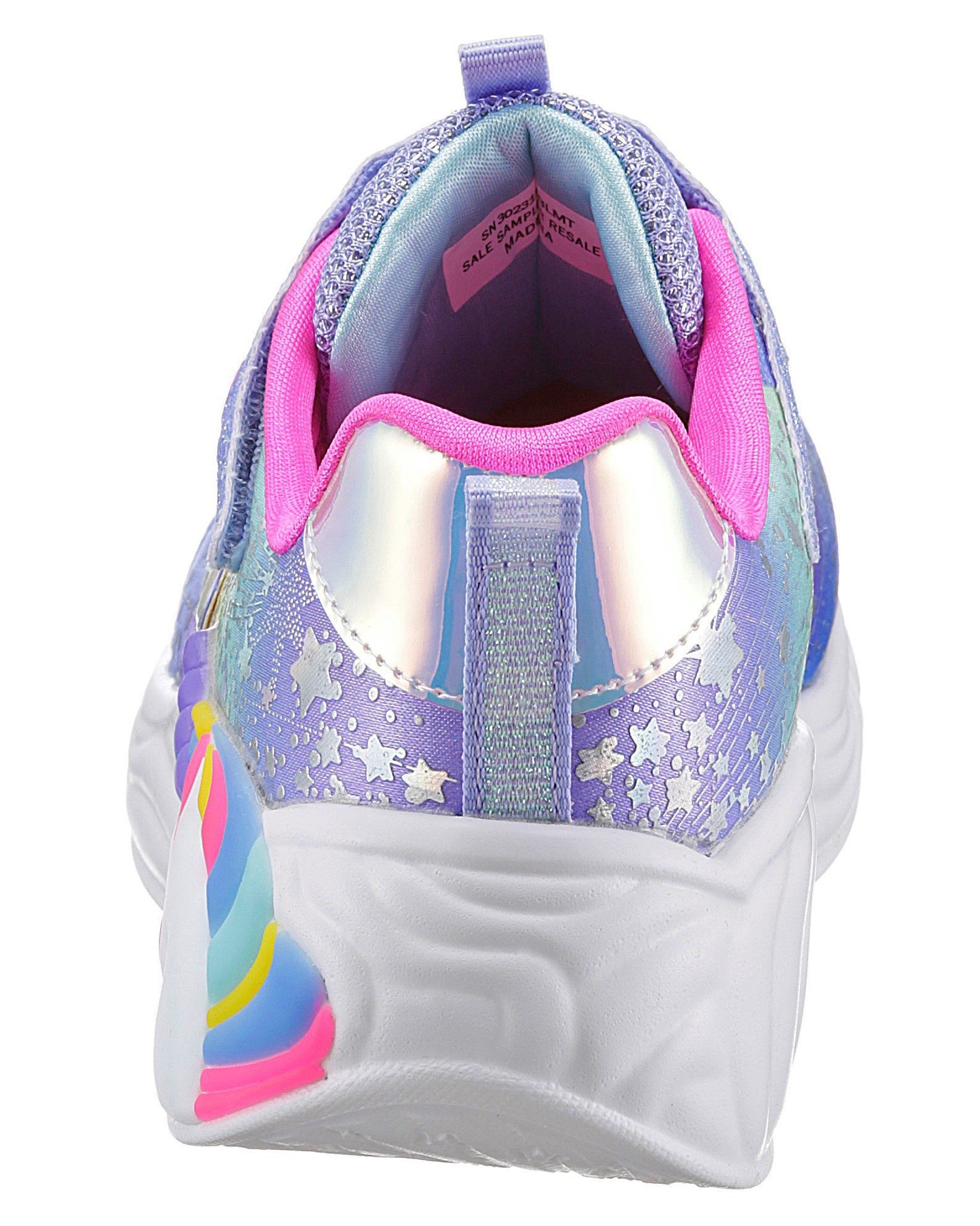 Skechers UNICORN DREAMS- Sneaker Freizeitschuh, gepolsterte Innensohle, Größenschablone zum Download