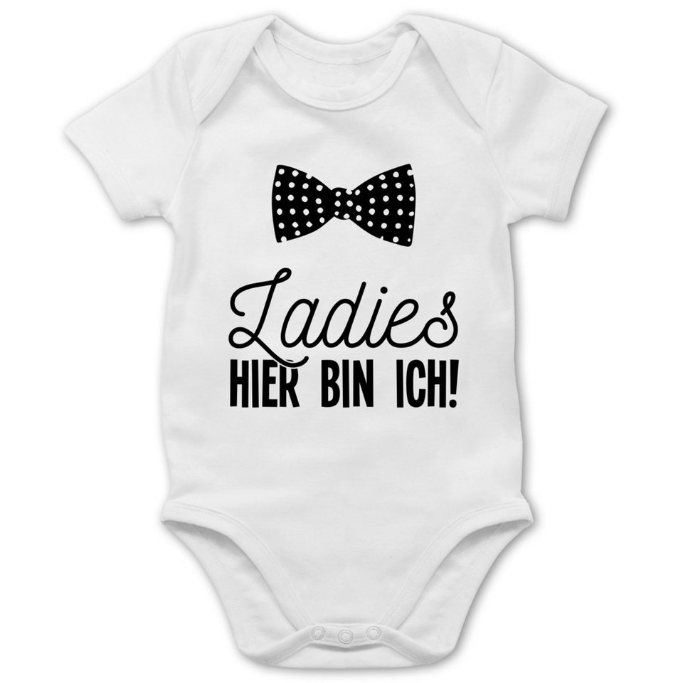 Baby Body für Jungen Ladies? Ich bin da Fun Baby Strampler mit Spruch