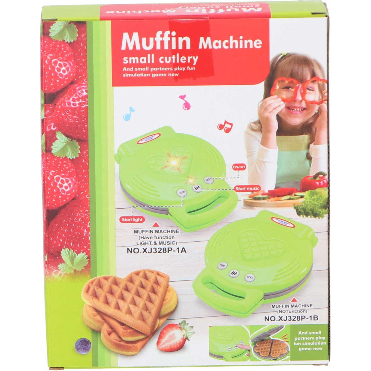 Jollity Spielküche Waffelmaschine – Spielküchen-Gerät mit Licht & Sound