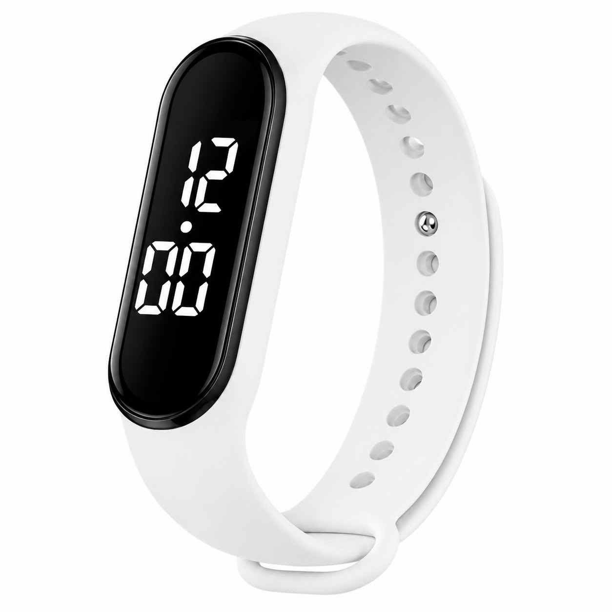 Taffstyle Quarzuhr Digitale Armbanduhr Silikon LED Sportuhr Gummi Kinderuhr Unisex bunt, (Batteriebetriebene LED-Uhr – kein Aufladen und kein Ladekabel nötig)