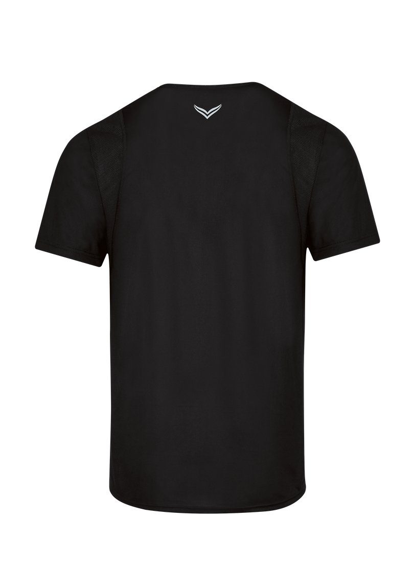 Trigema T-Shirt TRIGEMA COOLMAX® schwarz T-Shirt Sport
