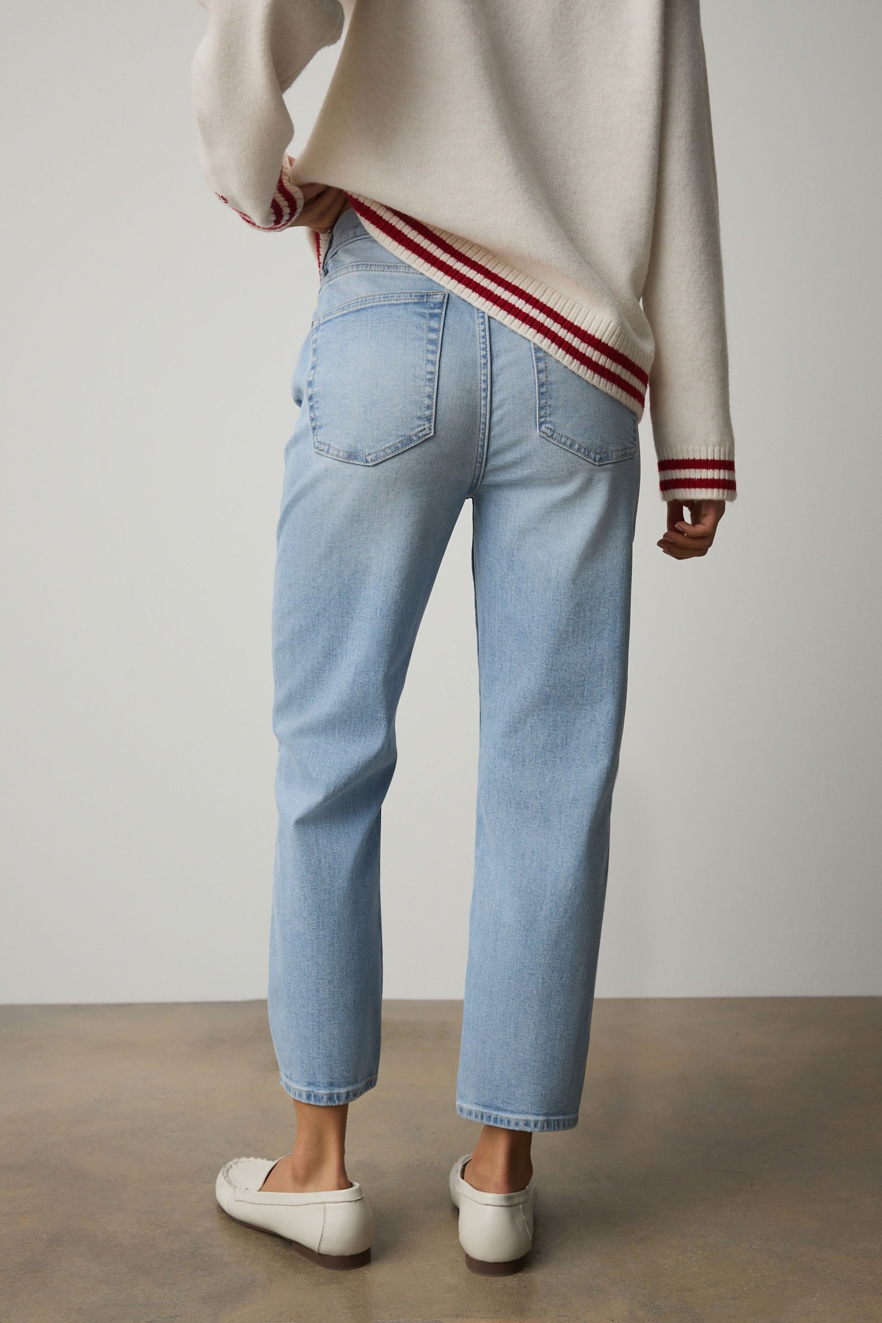 Next Slim-fit-Jeans Verkürzte Slim Fit Jeans, Kurzgröße (1-tlg) – Bild 2 von 5