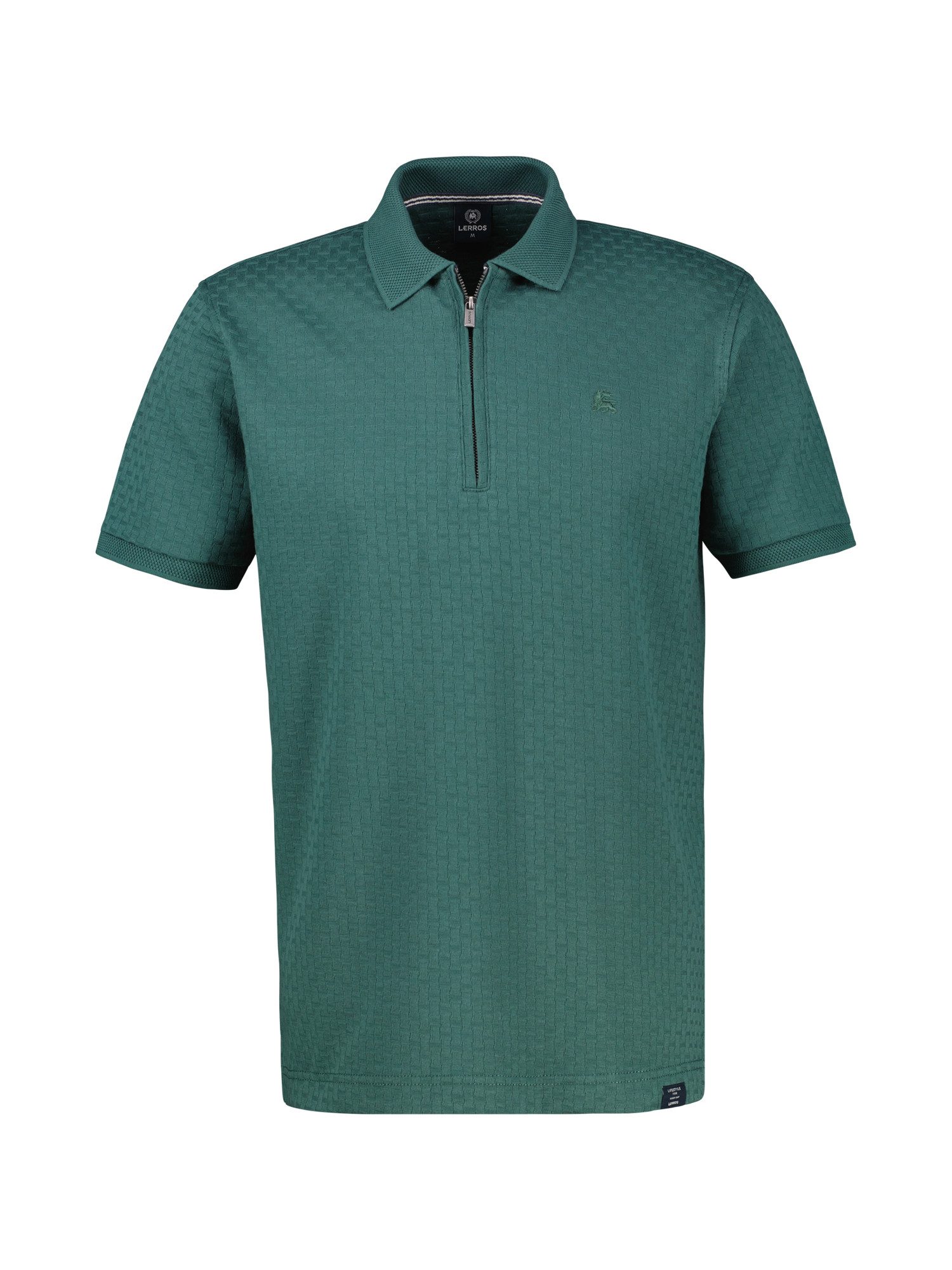 LERROS Poloshirt Poloshirt mit Reißverschlusskragen, grosse Größen