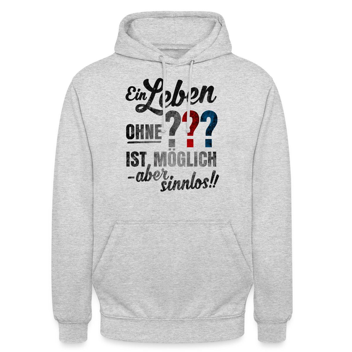 Hoodie Die Drei Fragezeichen Spruch Unisex Hoodie
