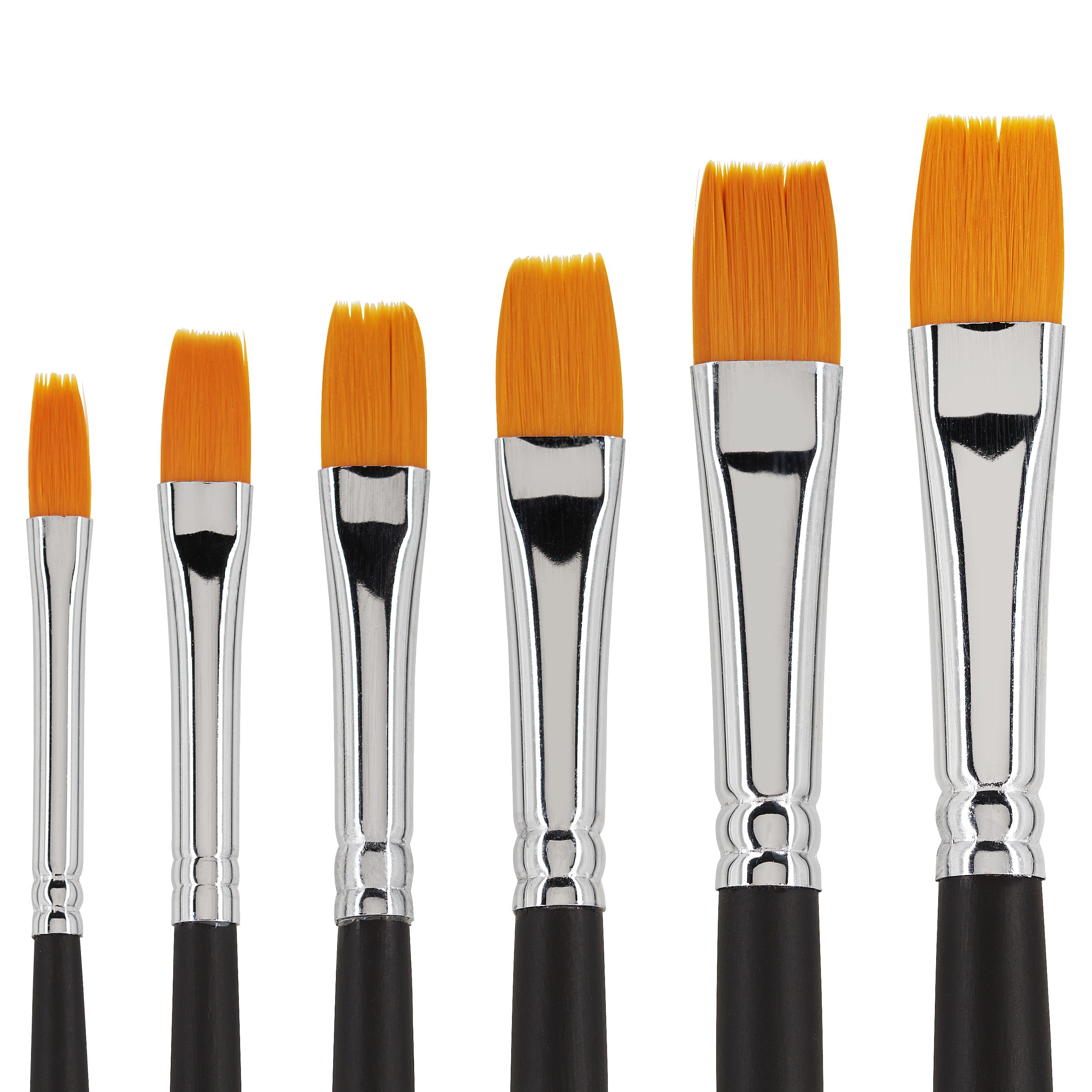 Malpinsel Pinsel-Set BASIC Flachpinsel