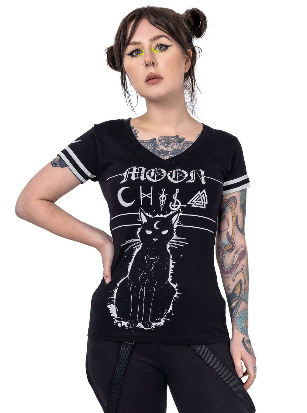 Heartless T-Shirt Moon Kitty