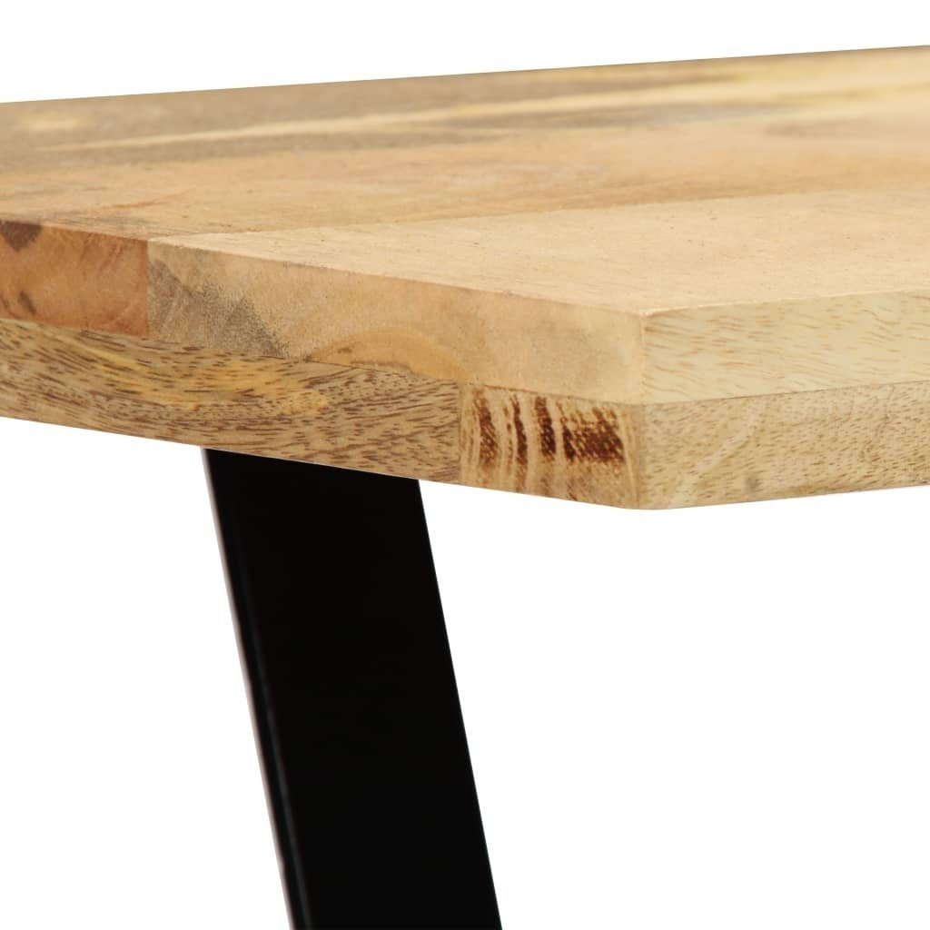 Massivholz 40x110x45 (LxBxH: Silveroak möbelando Sitzbank in aus hellbraun cm),