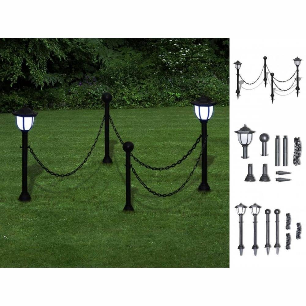 Gartenleuchte 2x LED Lampe Solarleuchte Außenlampe Gartenleuchte Laterne Gartenlampe