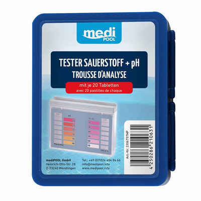 mediPOOL Poolpflege mediPOOL Tester Sauerstoff/pH 2x 20 St. Testtabletten Testgerät Pool, (Kein Set)