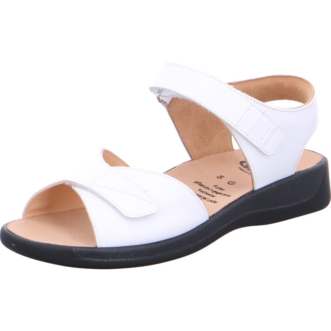 Ganter Ganter Schuhe, Sandalette Monica - Leder Damen Sandalette weiß 043153