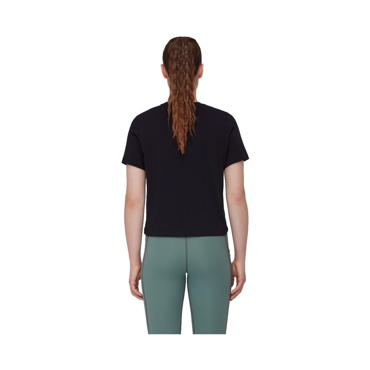 Mammut Kurzarmshirt Massone T-shirt Cropped Women Patch Stilvolles Croptop aus 100 % Bio-Baumwolle, ideal für Klettern und