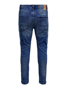 ONLY & SONS Slim-fit-Jeans Slim Fit Jeans Basic Hose Denim Stretch Pants ONSLOOM (1-tlg) 3966 in Blau