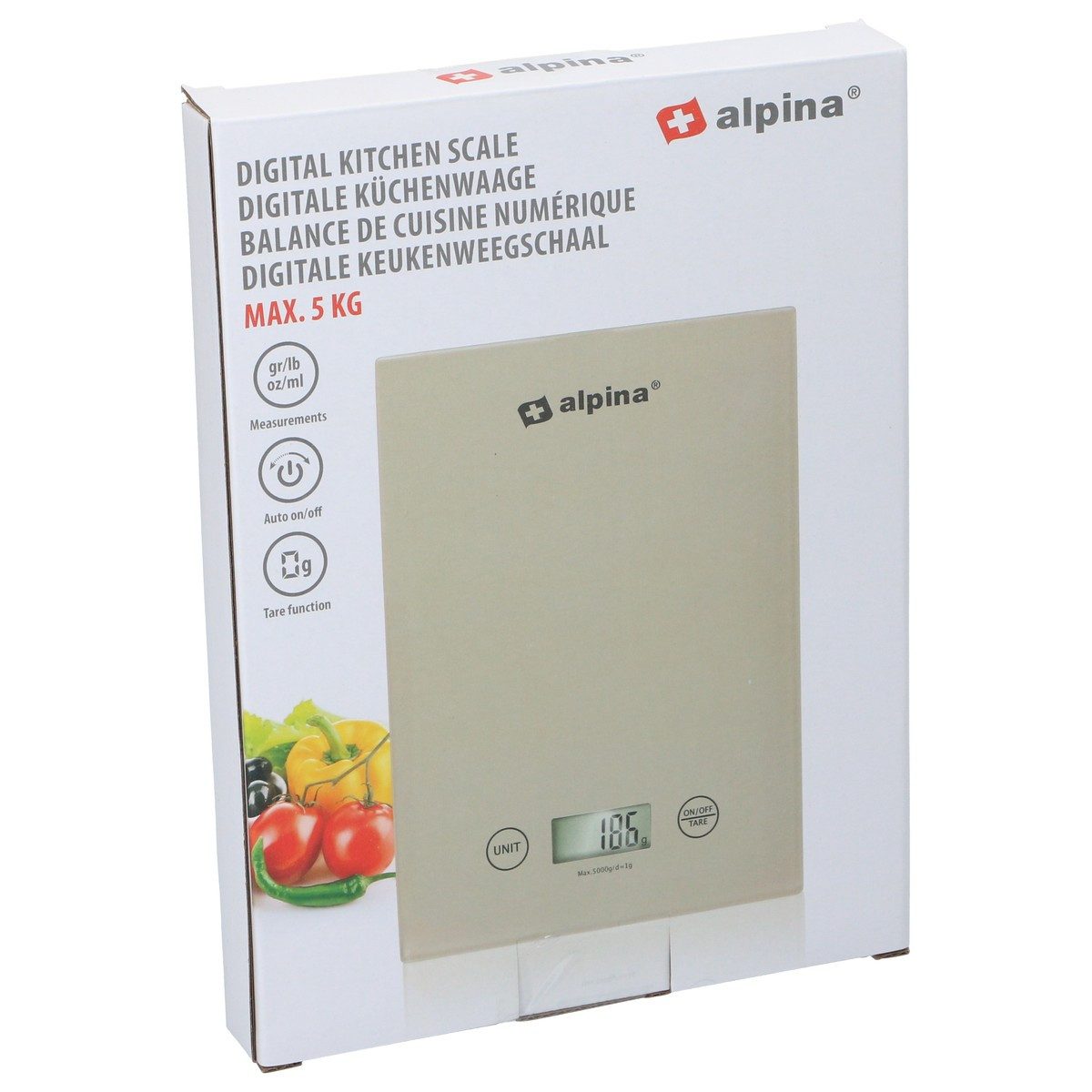 Alpina Küchenwaage alpina Digitale Küchenwaage