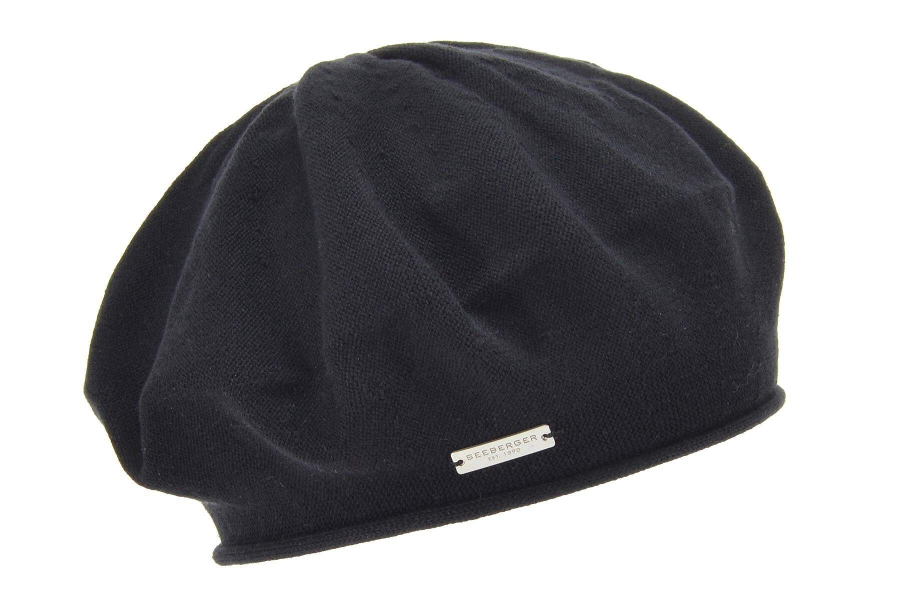Seeberger Baskenmütze 100% Baumwoll Baske mit Rollkante 53607-0 günstig online kaufen