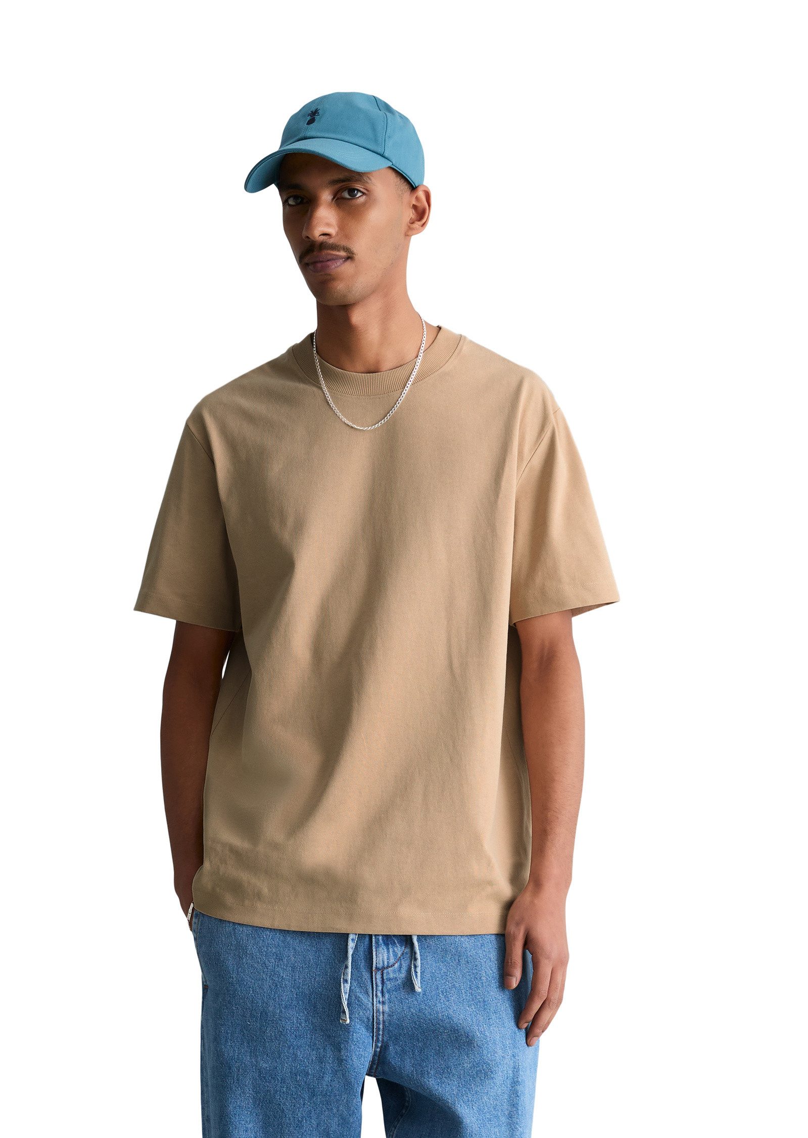 Marc O'Polo DENIM T-Shirt aus schwerem Bio-Baumwoll-Jersey günstig online kaufen