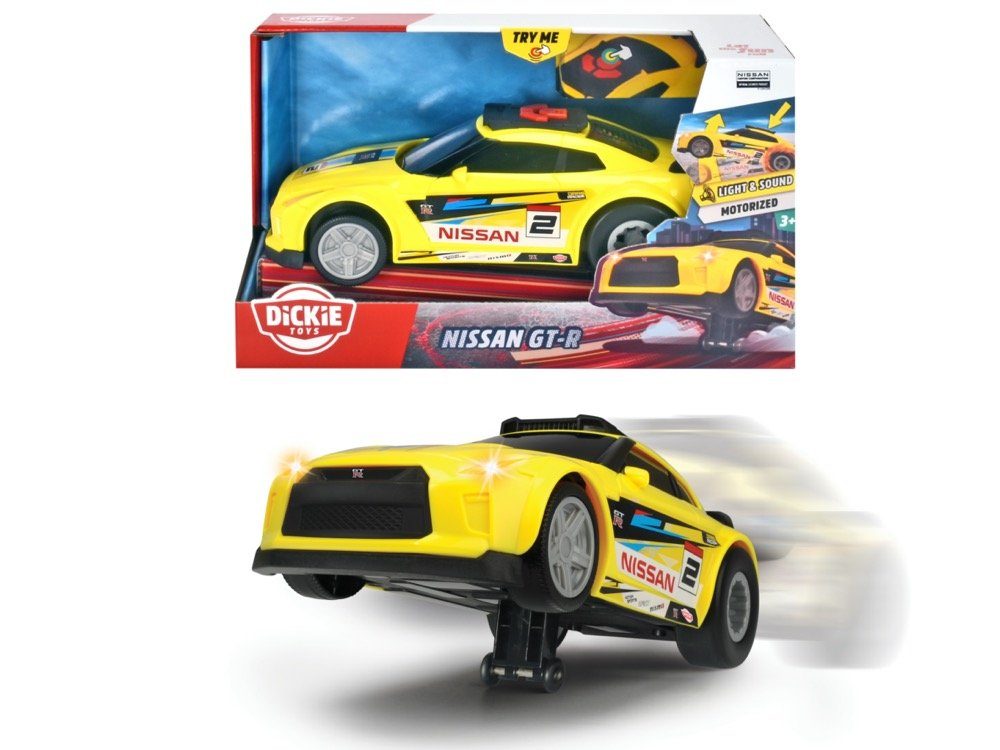 Dickie Toys Spielzeug-Auto Asphalt Heroes Nissan GT-R - Wheelie Raiders 203764010