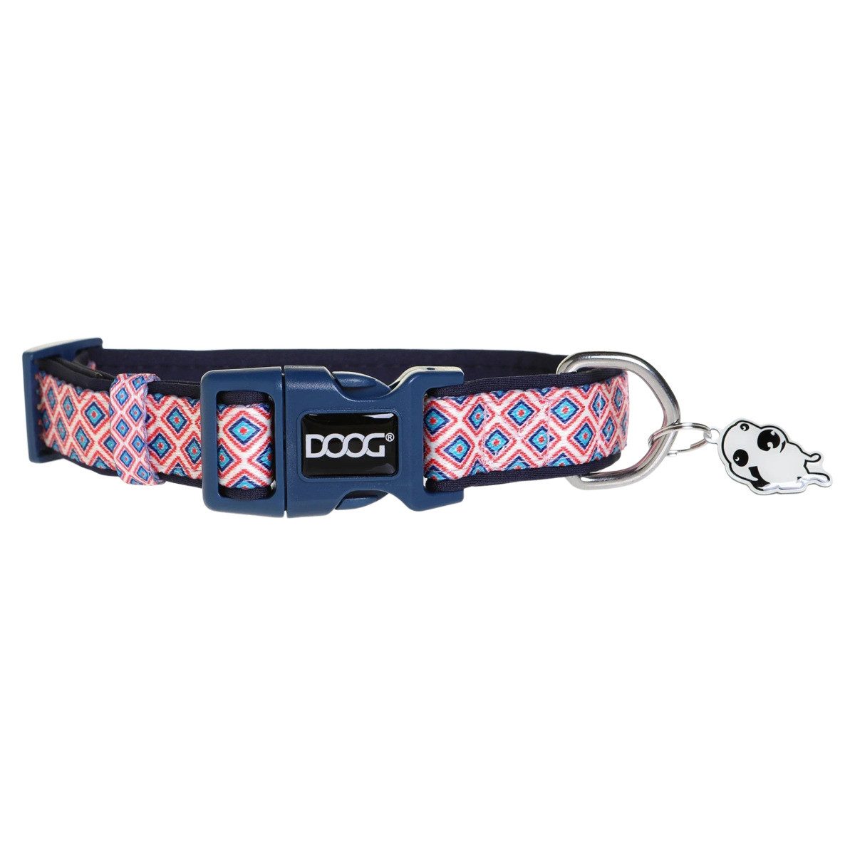 DOOG Hunde-Halsband Halsband Gromit blau/weiß/rot