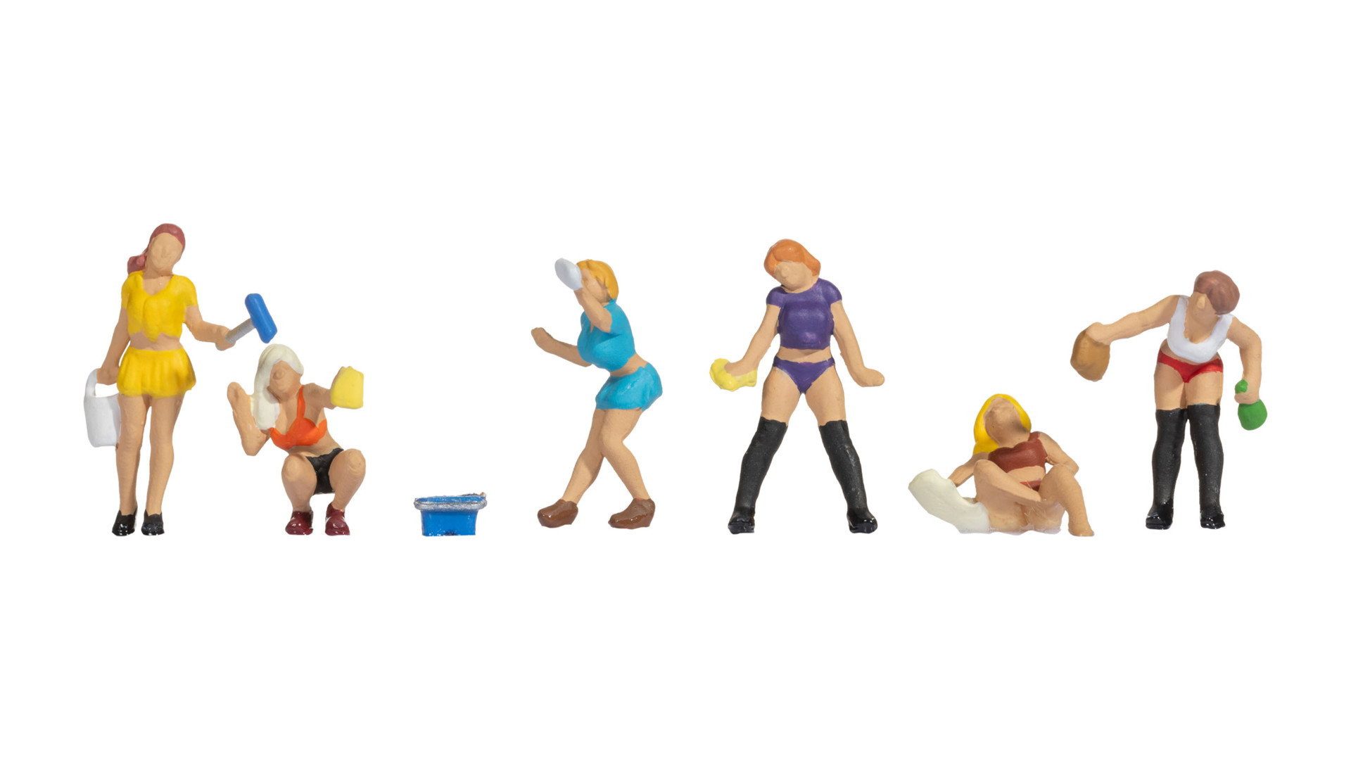 NOCH Dekofigur NOCH H0 Figuren Sexy Carwash für die Modelleisenba