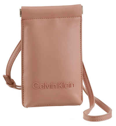 Calvin Klein Handytasche CK SET PHONE CROSSBODY, Tasche Damen Umhängetasche Recycelte Materialien