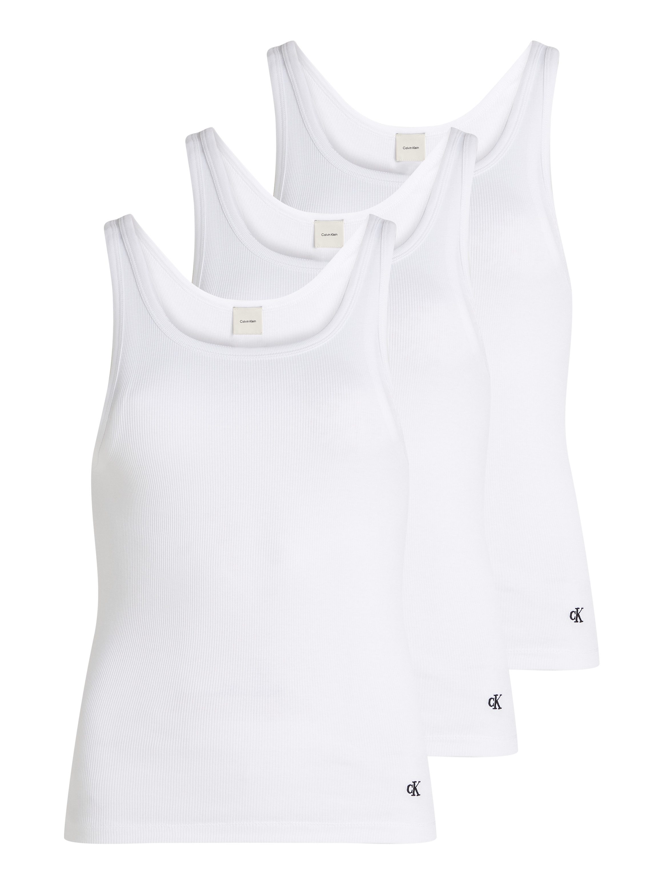 Calvin Klein Underwear Tanktop SCOOP NECK COTTON TANK 3PK (Packung, 3-tlg., günstig online kaufen