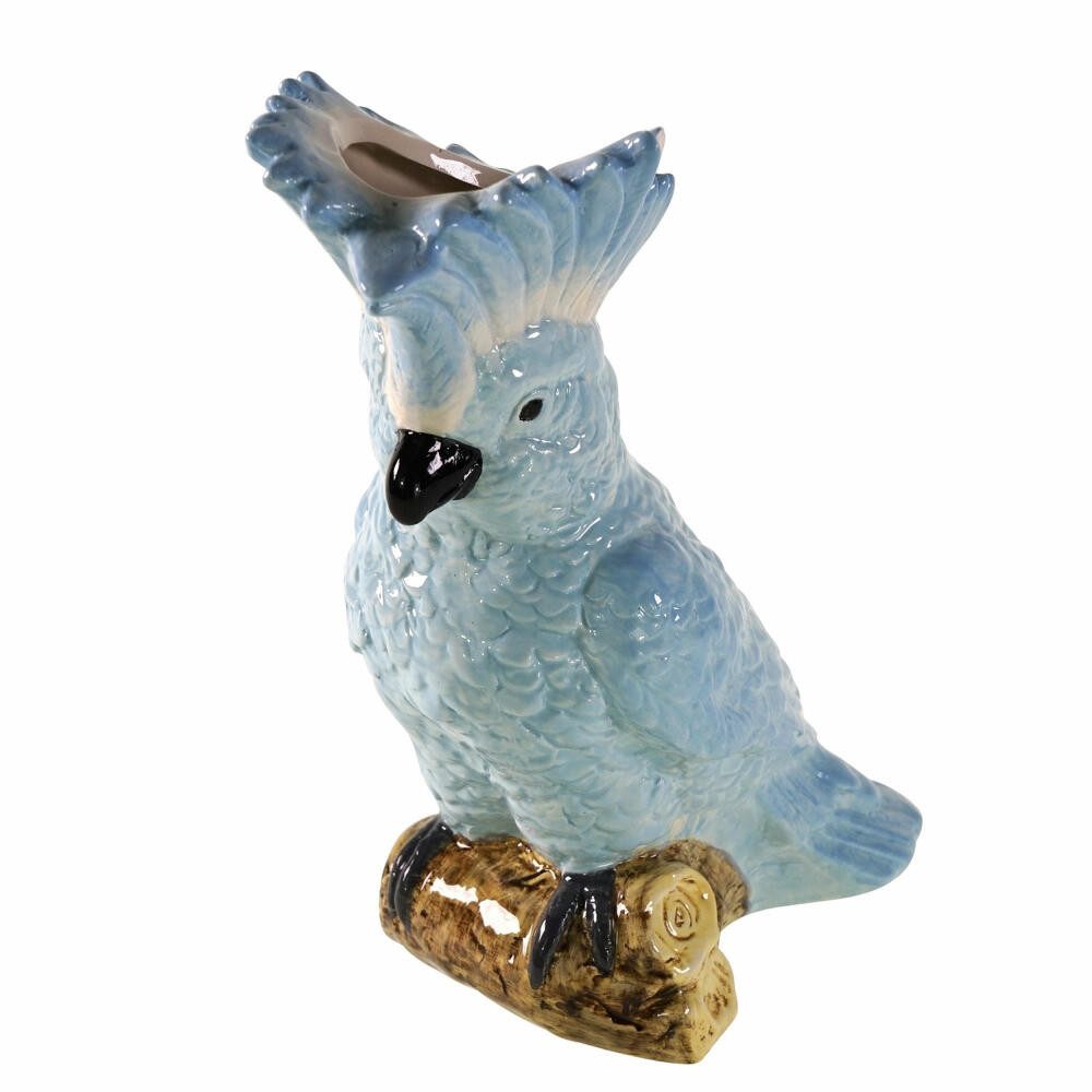 Werner Voß Dekovase Kakadu Blau