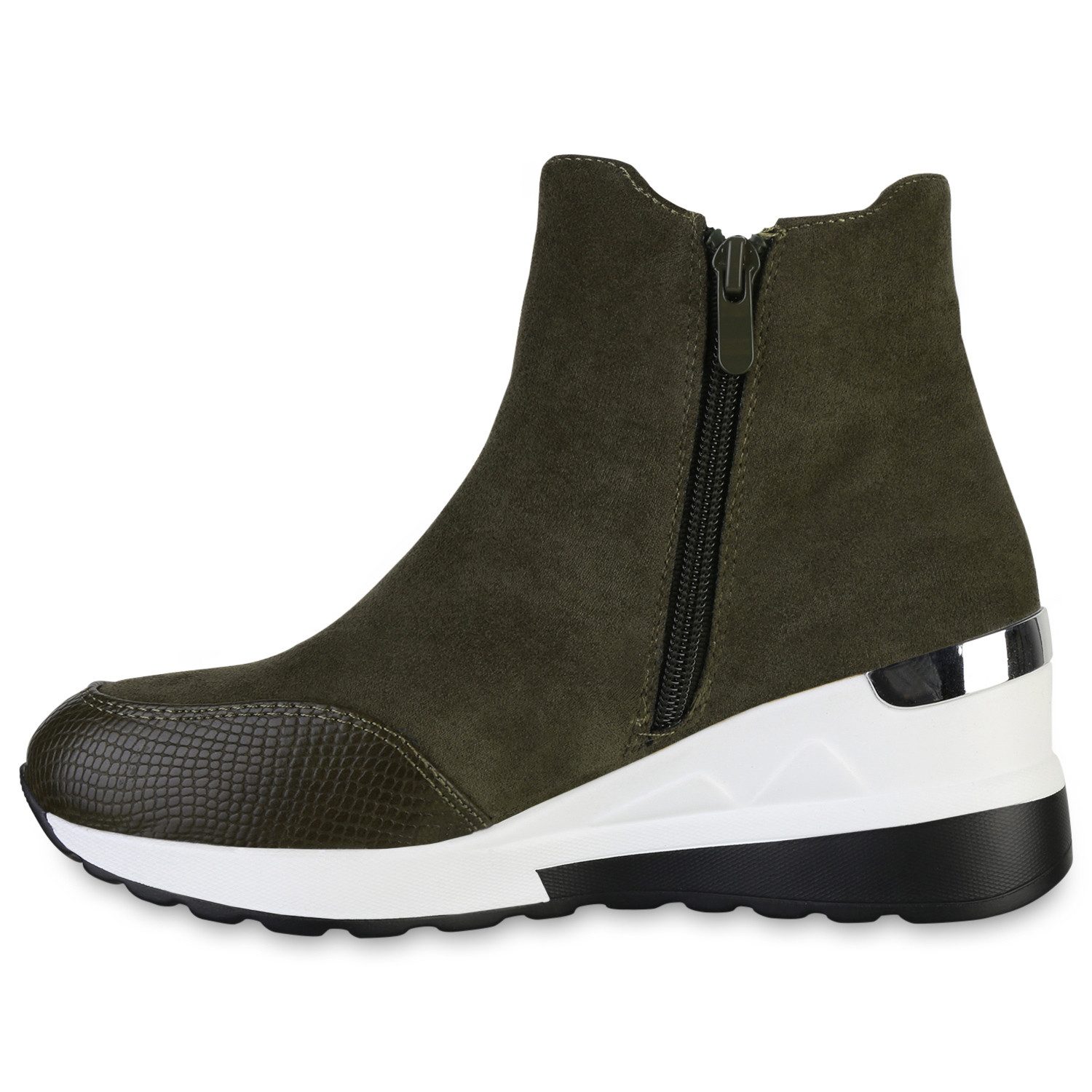 VAN HILL 837926 Wedgesneaker Damen Sneaker Wedges Prints Plateau Vorne Prof günstig online kaufen