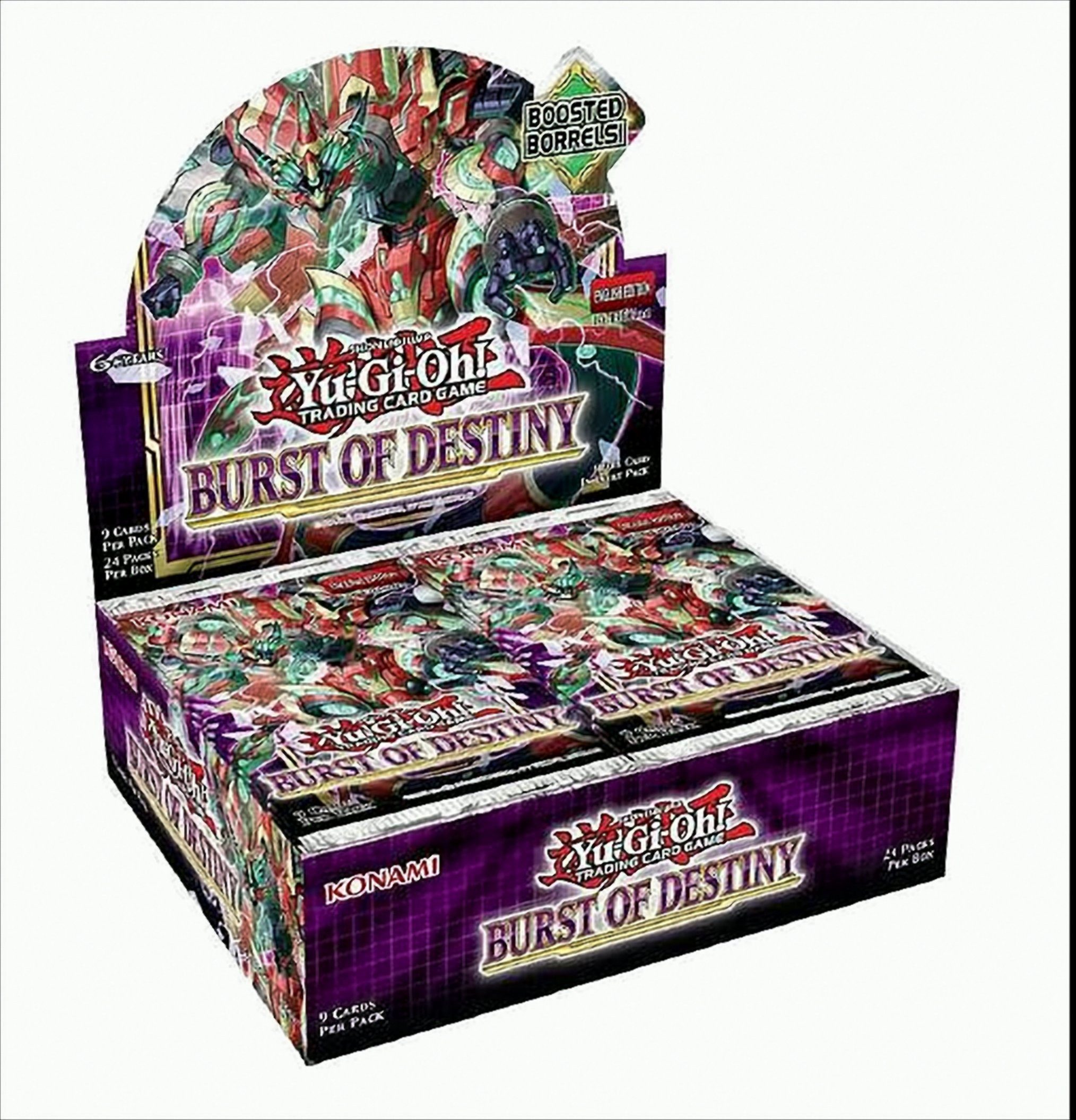 Konami Sammelkarte Yu-Gi-Oh! Burst of Destiny (Booster) Display Englisch