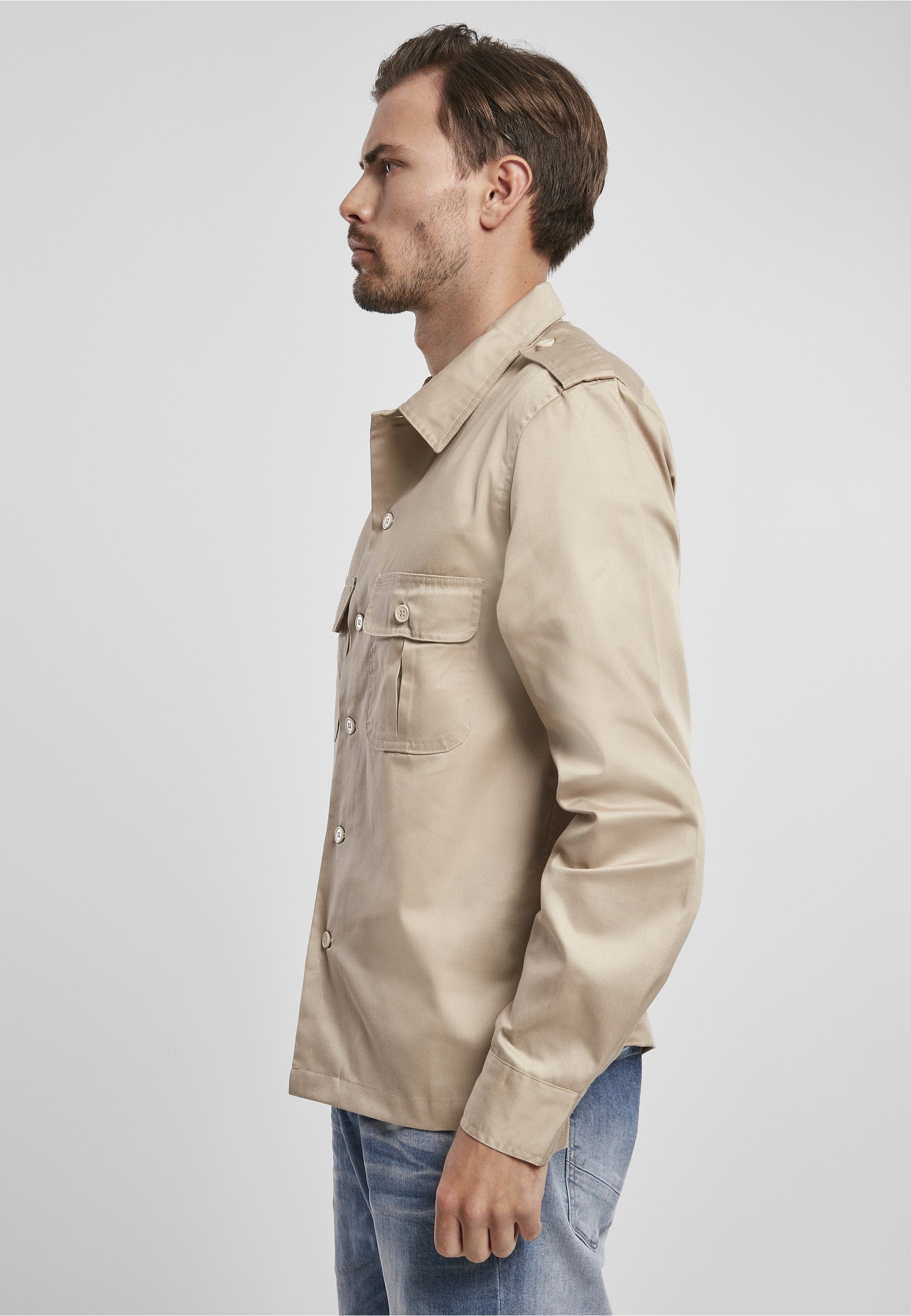 Brandit Langarmhemd Brandit Herren US Shirt (1-tlg) – Bild 3 von 5