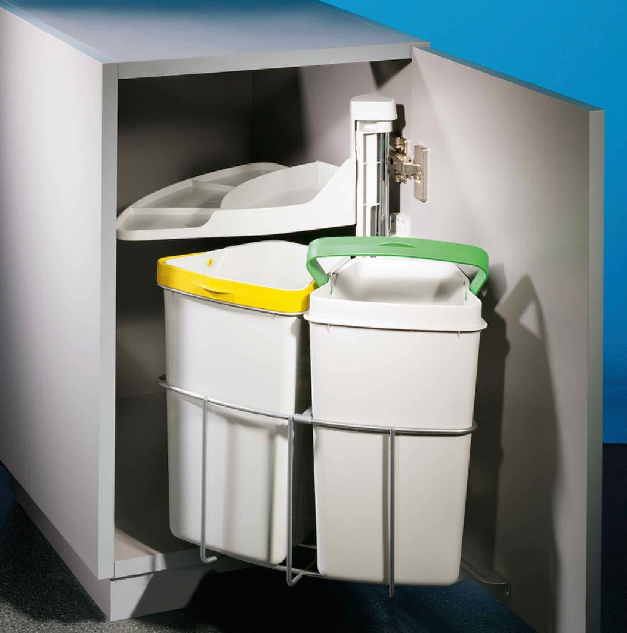 Naber Einbaumülleimer NABER Cabbi ® junior 2 plus anthrazit
