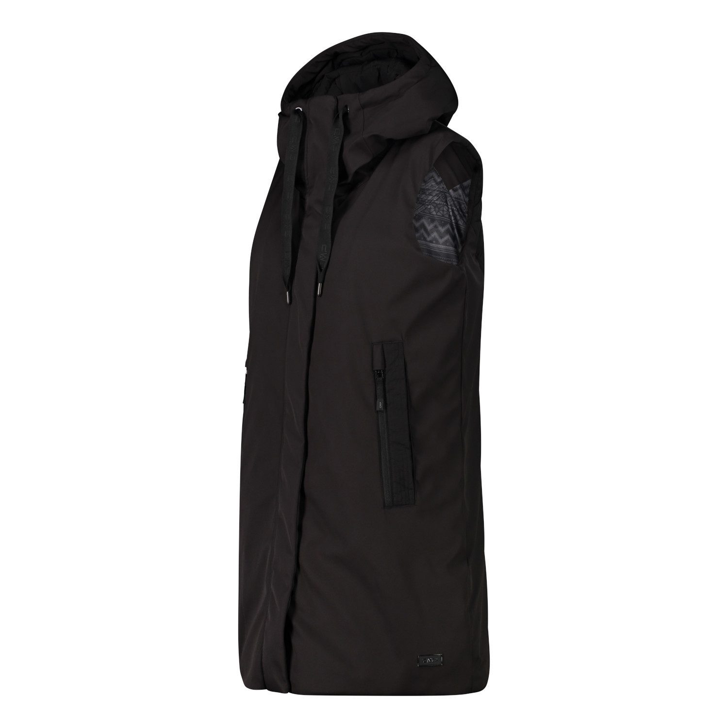 CMP Funktionsweste CMP Damen Weste WOMAN LONG VEST FIX HOOD 34K0276