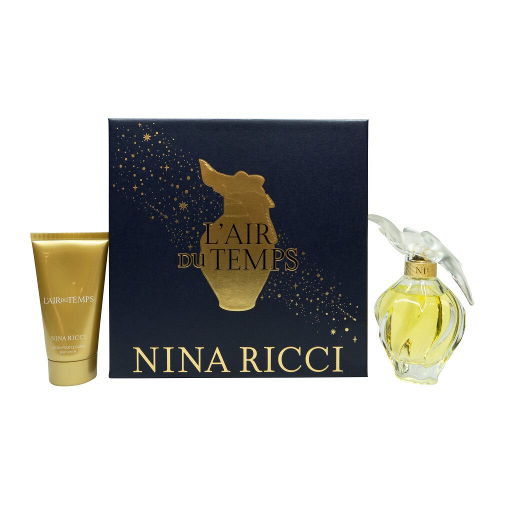 Nina Ricci Eau de Toilette L'air Du Temps Gift Set 100ml EDT + 75ml Body Lotion