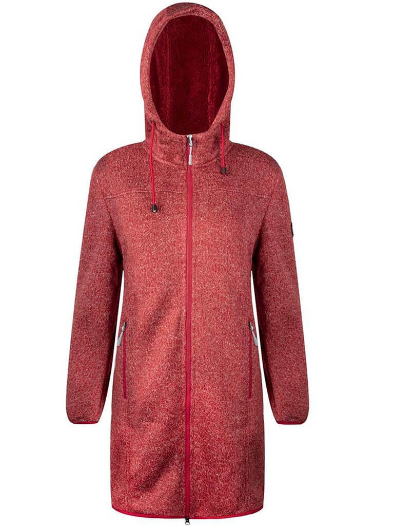 Blue Wave Fleecejacke Damen Strickfleecemantel Naomi mit Teddy-Futter - Fle günstig online kaufen