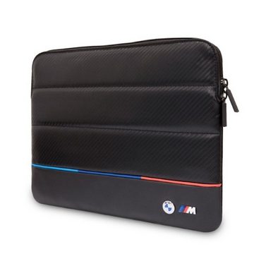 BMW Laptop-Hülle BMW Universal 13" / 14" Notebook Tasche Sleeve Carbon und Tricolor