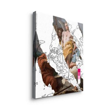 DOTCOMCANVAS® Leinwandbild Sorrow, Leinwand Bild Michelangelo Sorrow Engel abstrakt hochkant