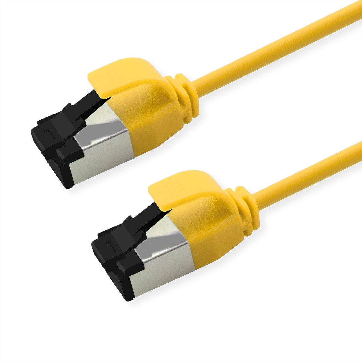 ROLINE S/FTP-(PiMF) Patchkabel Cat.8 (Class I) LAN-Kabel, RJ-45 Männlich (Stecker), RJ-45 Männlich (Stecker) (30.0 cm), Slim, LSOH, PoE
