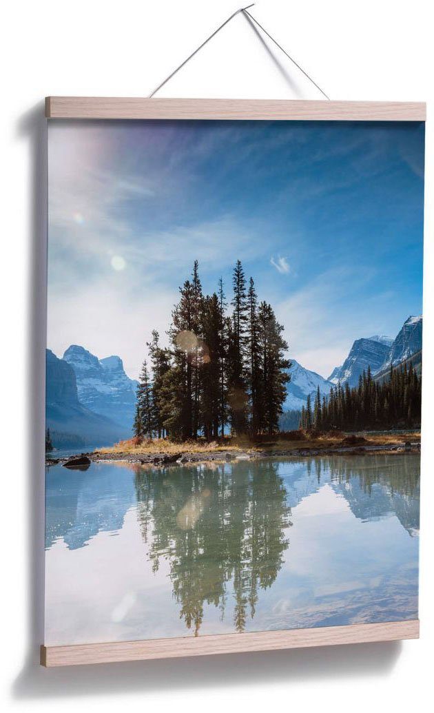 Wall-Art Poster Jasper-Nationalpark Kanada, Wandbild, Bild, Kanada Poster, Wandposter St), (1