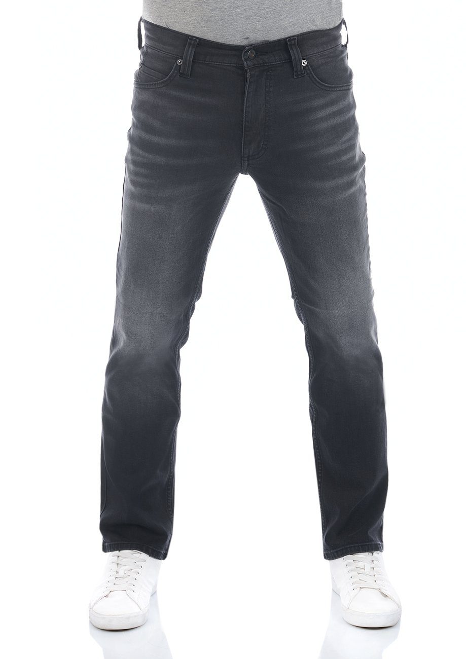 MUSTANG Straight-Jeans Herren Jeanshose Tramper Regular Fit Denim Hose mit Stretch Dark (1014741-4000-882)