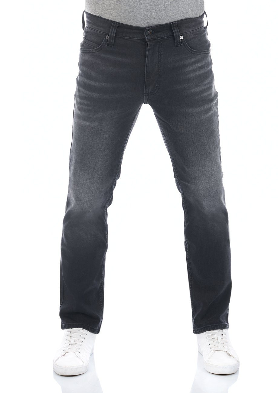 MUSTANG Straight-Jeans Herren Jeanshose Hose Dark Stretch (1014741-4000-882) Denim Fit Tramper Regular mit