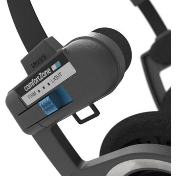 Koss Porta Pro Mic / Remote - Headset - schwarz/silber On-Ear-Kopfhörer