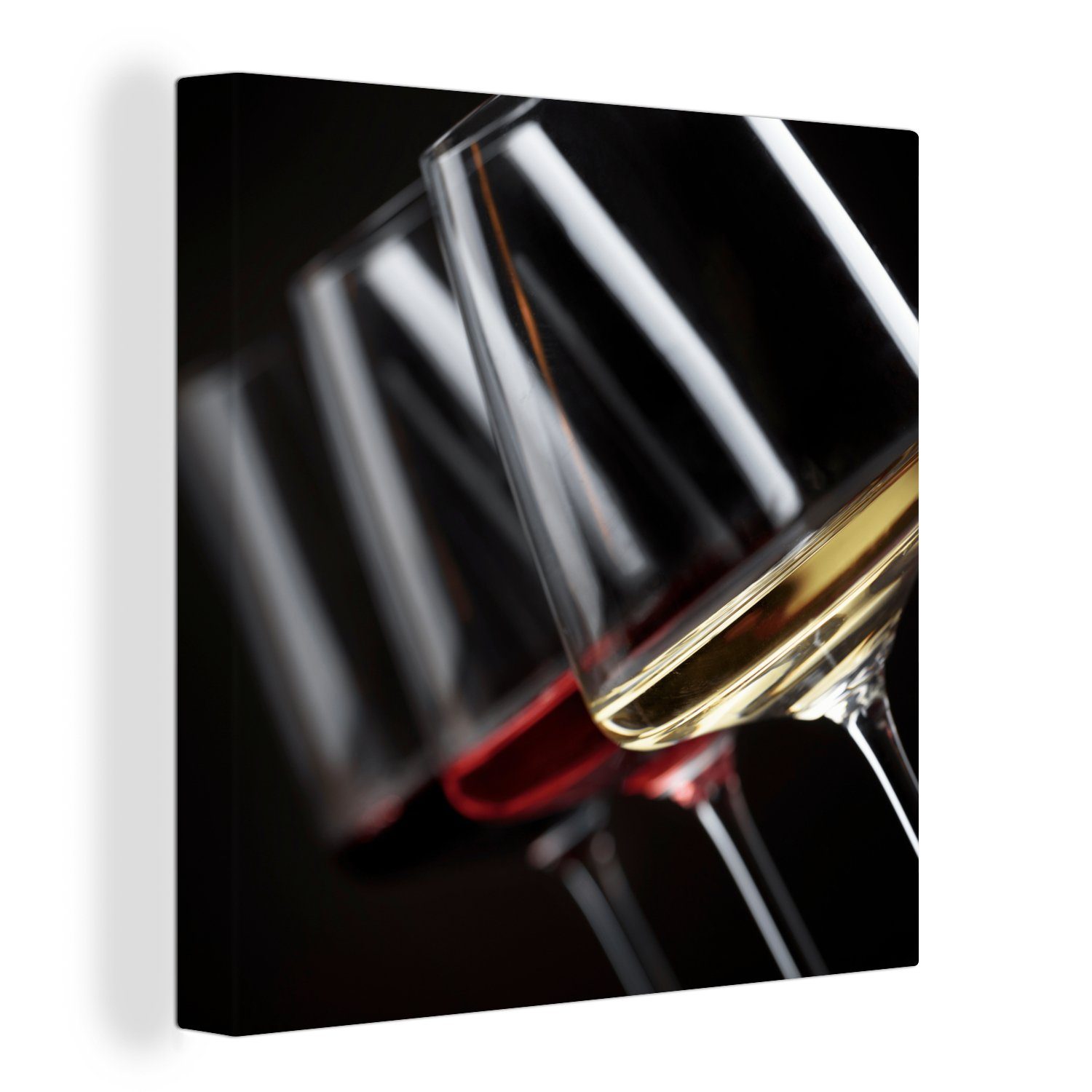 Leinwandbild Weinglas - Wein - Alkohol