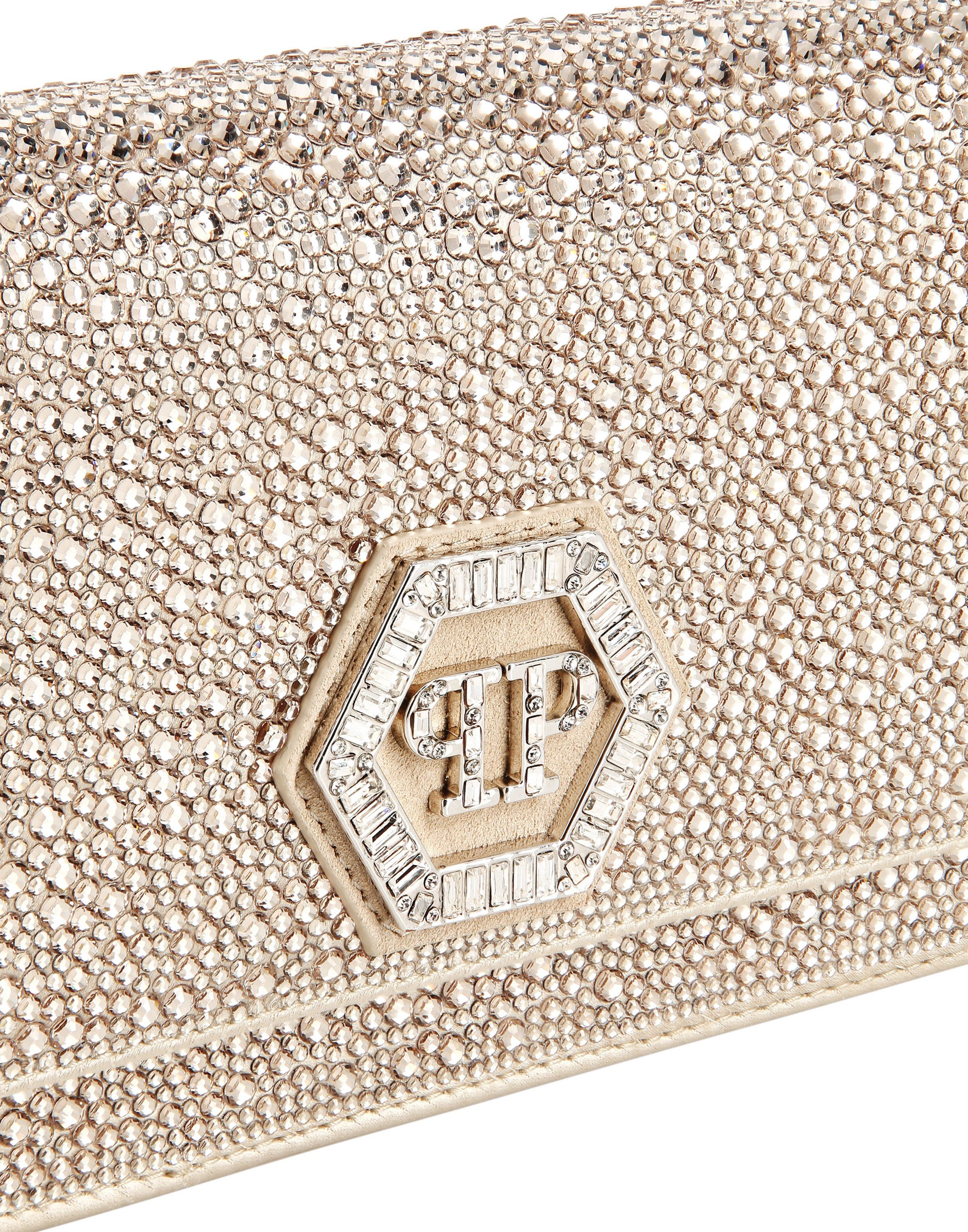 PHILIPP PLEIN Clutch Hexagon Verziert